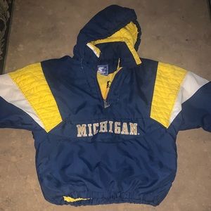 Vintage Michigan Wolverines Starter Jacket